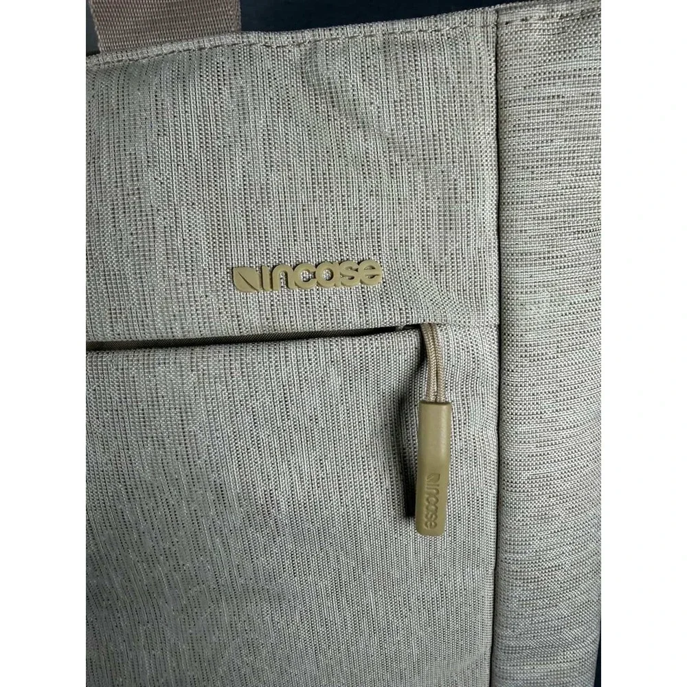 Incase City Market Tote Bag Khaki Tan Heathered Laptop‎ Shoulder Bag Women Mens